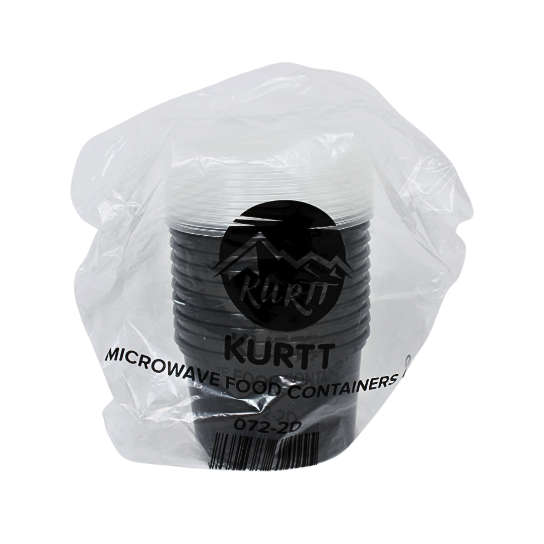 Noir réutilisable autour de 500 cm3 - 100 pièces