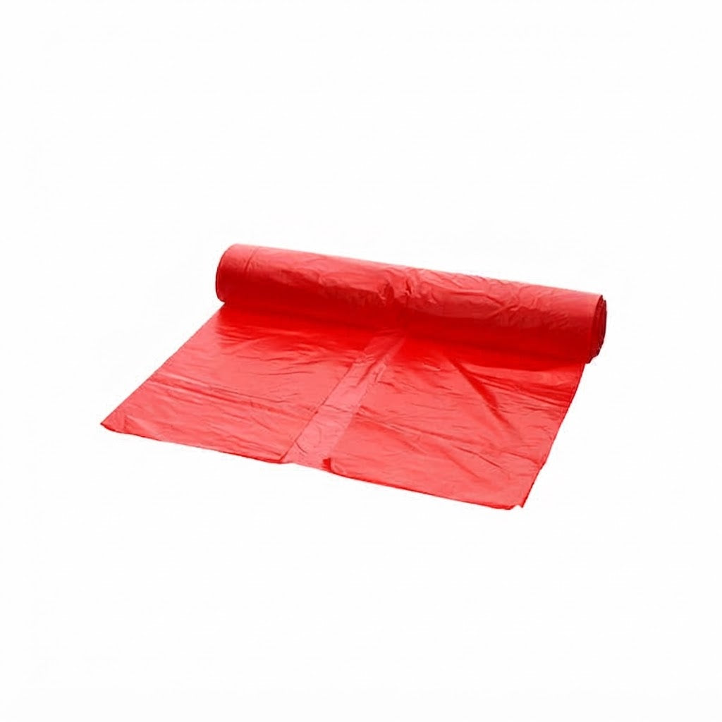HDPE Afvalzakken 58 x 100 cm T23 Rood – 60 liter – doos 500 stuks
