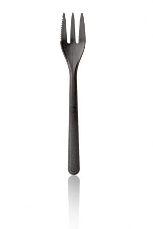 Snack/Friet Fork Black 130 mm - 100 pièces