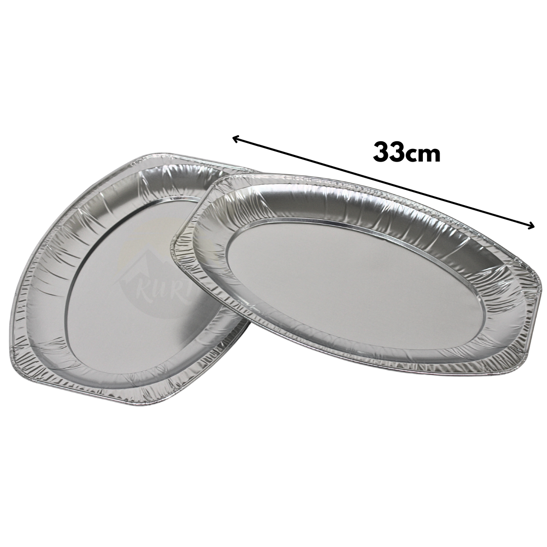 Aluminum serving bowl 33cm - 10 pieces