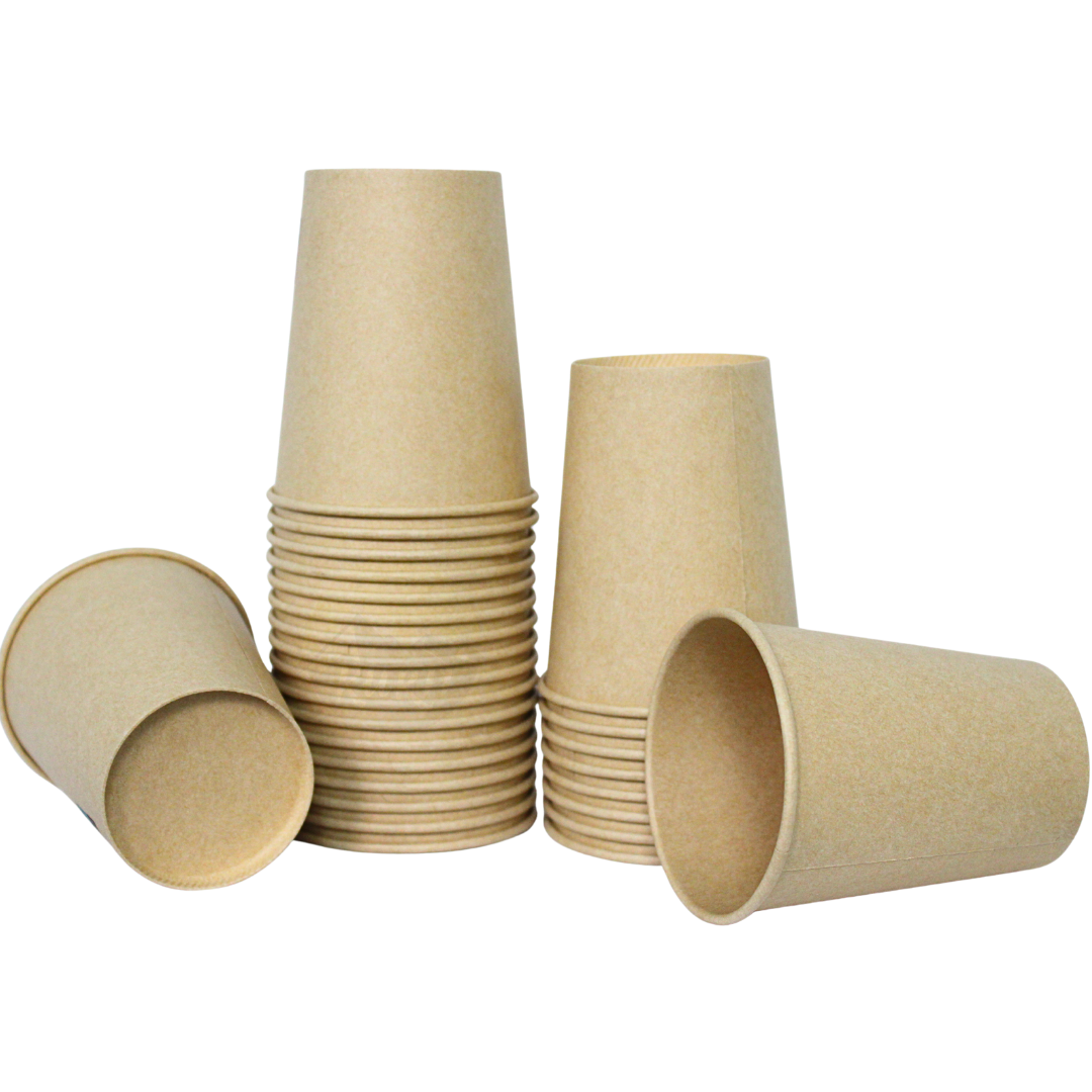 Tasses à café marron 200 ml - 1000 pièces