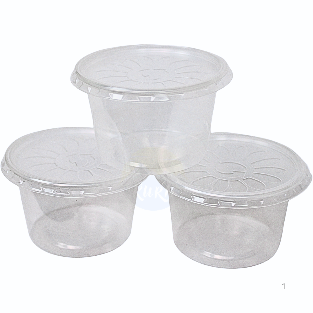 Sausbakjes 80ml met deksel - 1000 stuks Sauscups
