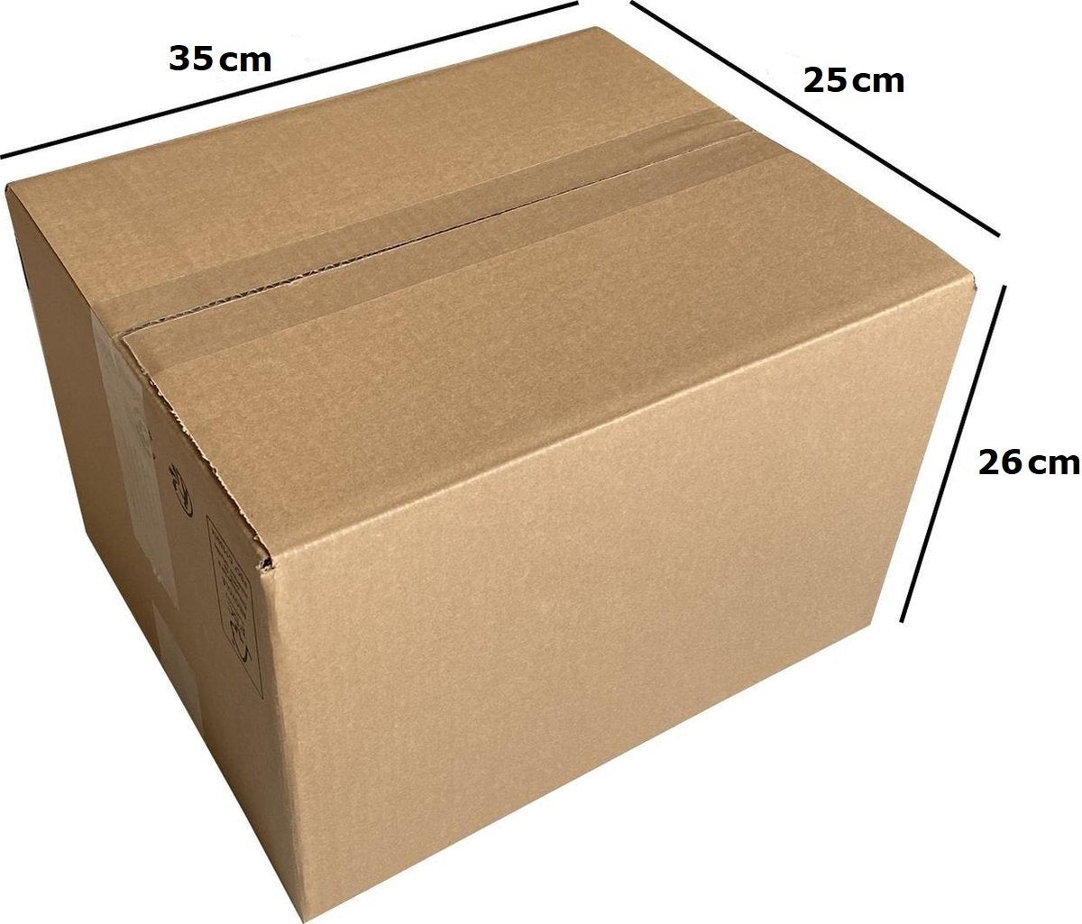 Shipping boxes - 35x25x26cm - 20 pieces