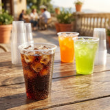 100x Gobelets Jetables 0,2l - gobelets en plastique incassables - gobelets à bière Transparent - Hygiénique & Gobelet Fort pour Restauration, Fêtes & Événements