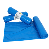 Sacs Poubelle LDPE 65/25x140cm Bleus Type 70 En Rouleau | 100 Pièces