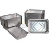 Aluminum tray R1-845L with lids - 100 pieces