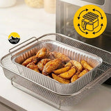 Barquettes Alu 911L avec Couvercle 20x13x5cm – 100 Pièces | Repas Livraison Meal Prep