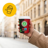 Tasses à café avec couvercle en PP, 0,2L - 500 pièces