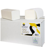 6400 Paper towels, white 2-ply 24 x 21 cm Z-fold (40 x 160 sheets)