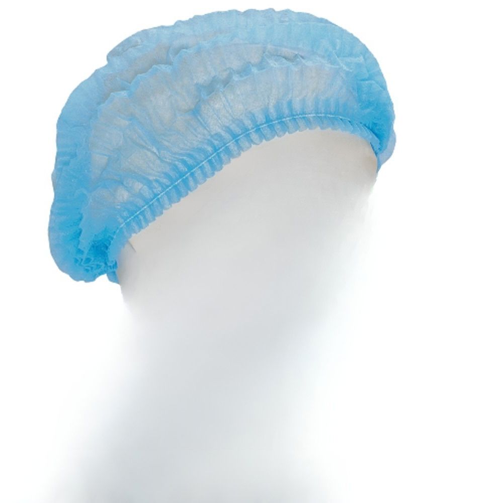 PP Haarnetjes blauw Non woven baret - 100 stuks