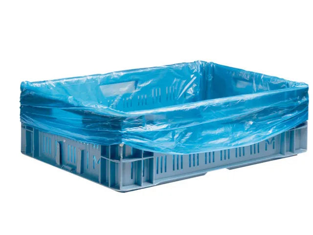 HDPE F2 Crate Bags 62 + 42 x 65 cm - 1000 pieces
