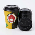  Gobelets Carton Café 200ml Design Coffee To Go – 1000 Pièces | Sans/Avec Couvercles Éco-Contribution Incluse