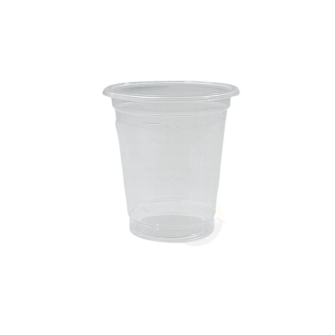 1200x Shotglas 20cc PET klein, borrelglaasjes, shotglazen stevig