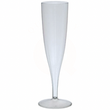 10x Champagne Glazen Plastic (135ml), hard plastic Wijnglazen, Herbruikbaar