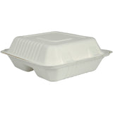 Menu box Sugar cane 3 compartments - 100 pieces