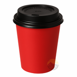 Koffiebekers, drinkbekers, kartonnen bekers 8 oz / 200ml