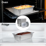 Bol en aluminium 670 L avec les couvercles - 100 pièces