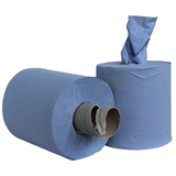 KURTT (2-layer) 6 x 150 meters cleaning paper blue, cleaning roll dispenser suitable