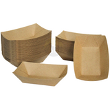 Kraft Snack Tray - Finger Food Boat Tray S - 100 pieces