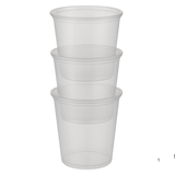 100x inclusief deksel plastic potjes - vershoudbakjes 1000cc - magnetronbakjes Geschikt voor Soep, Delicatessen, Snoepgoed of Muntjes