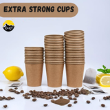 Coffee cups Brown 200ml - 1000 pieces