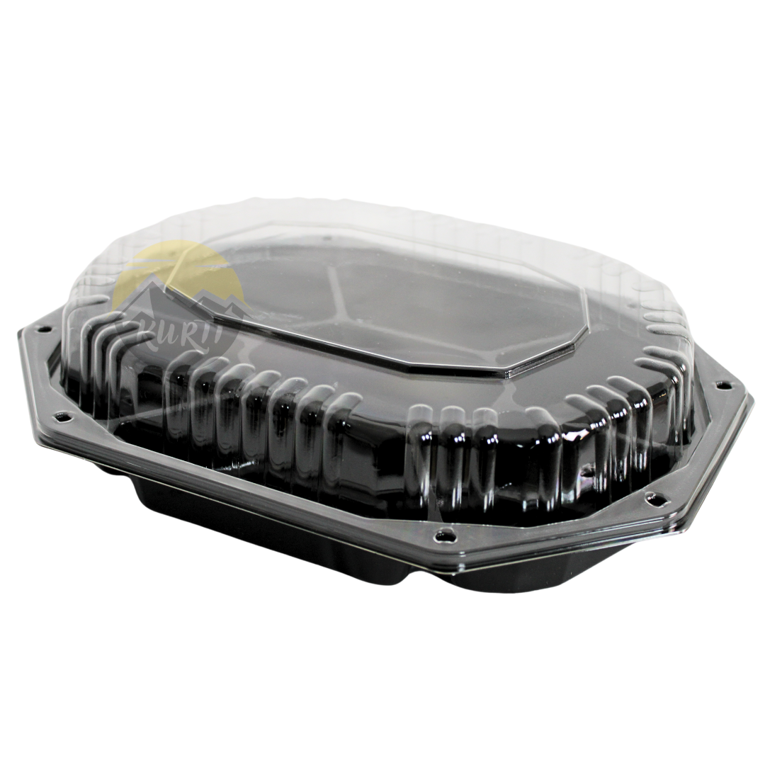 Échelle de restauration noire 7-Sections - 10 pièces