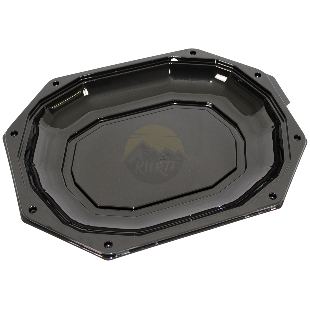 Échelle de restauration noire 33,5 cm - 10 pièces