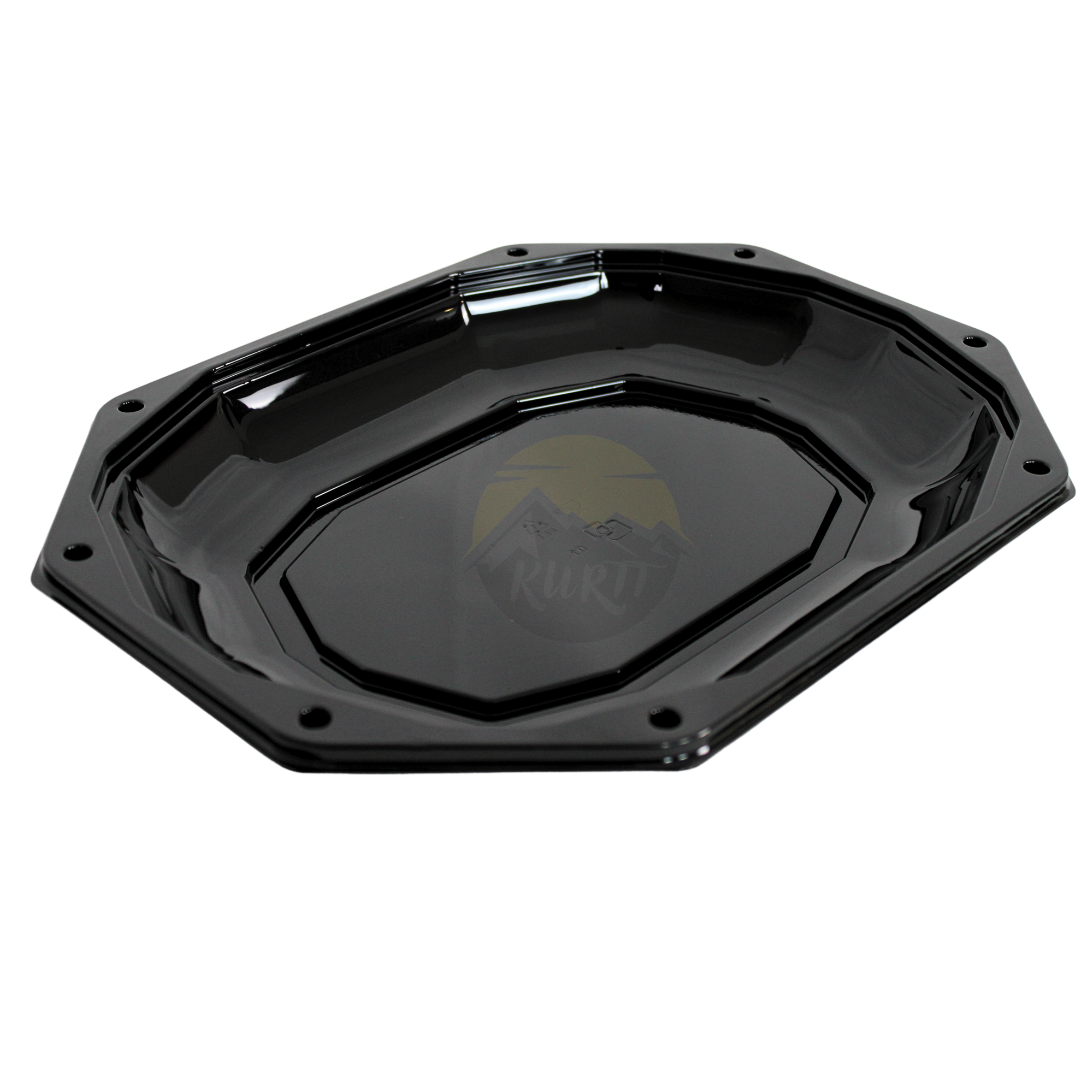 Échelle de restauration noire 33,5 cm - 10 pièces