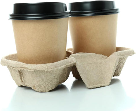 Lids for coffee cups 80mm Ø black - 1000 pieces