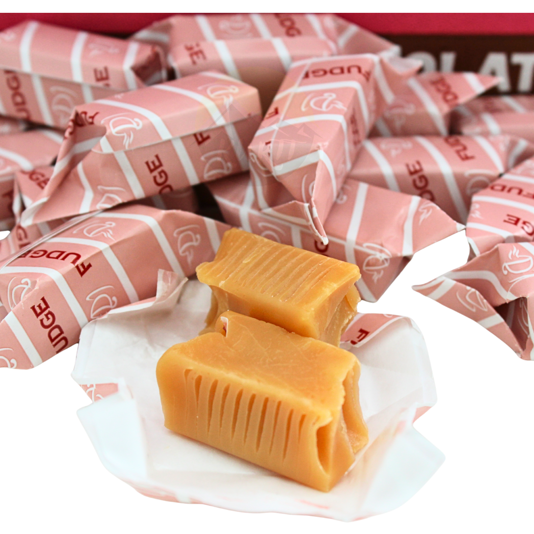 Fudge Caramel blokjes - 160 stuks