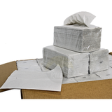 1000x Papieren handdoekjes (recycled tissue) 2-laags, naturel 22 x 23 cm, Z-vouw handdoekjes papier ( 4 x 250 vellen)