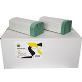 Paper towels green 1-ply 25 x 23 cm - 5,000 sheets