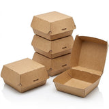 Boîtes Burger Kraft BIO M/L | 50/100/200 Pièces Smash Burger