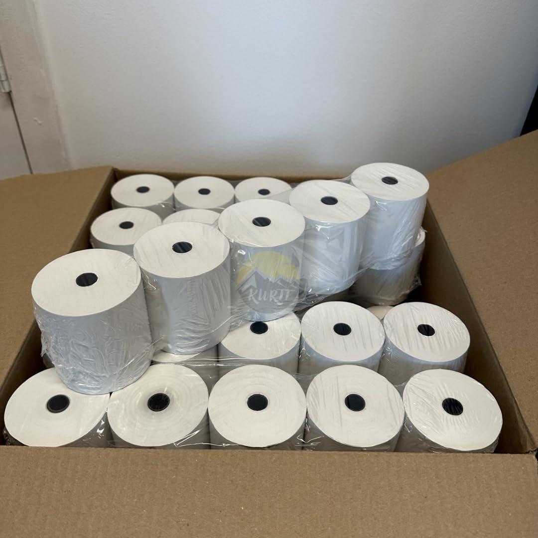 Cash register rolls 80x80x12 mm - 40 rolls