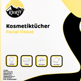 4000 mouchoirs, 2 couches, emballage à rabais 20x20 cm, (40 x 100) tissus papier, FSC et Ecolabel - Nettoyage des chiffons