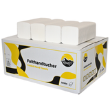 Serviettes en papier blanches 2 couches 24 x 21 cm V-Fold-3,200 feuilles