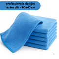 Microfiber cloths - polishing cloths 40 x 40 cm - 80 pieces