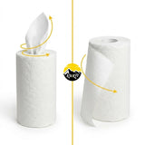  KURTT Bobine Essuyage Mini 1 Pli Cellulose Blanc 120m Centerfeed – 12 Rouleaux | Distributeur Cuisine Bureau Sanitaire