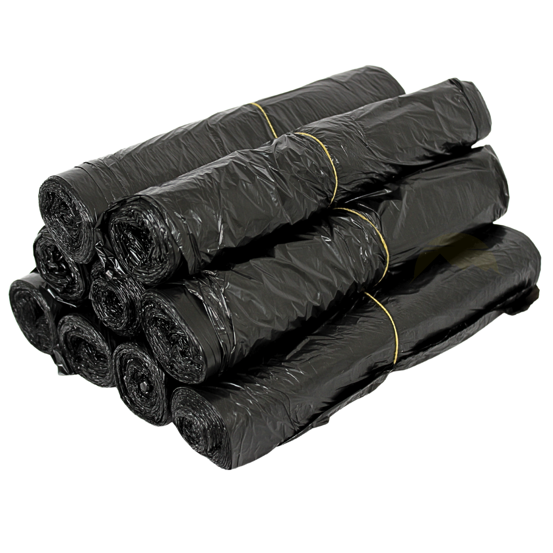 Sacs Poubelle HDPE 50x55cm Noirs – Poubelle à Pédale Type 15 En Rouleau | 1000 Pièces