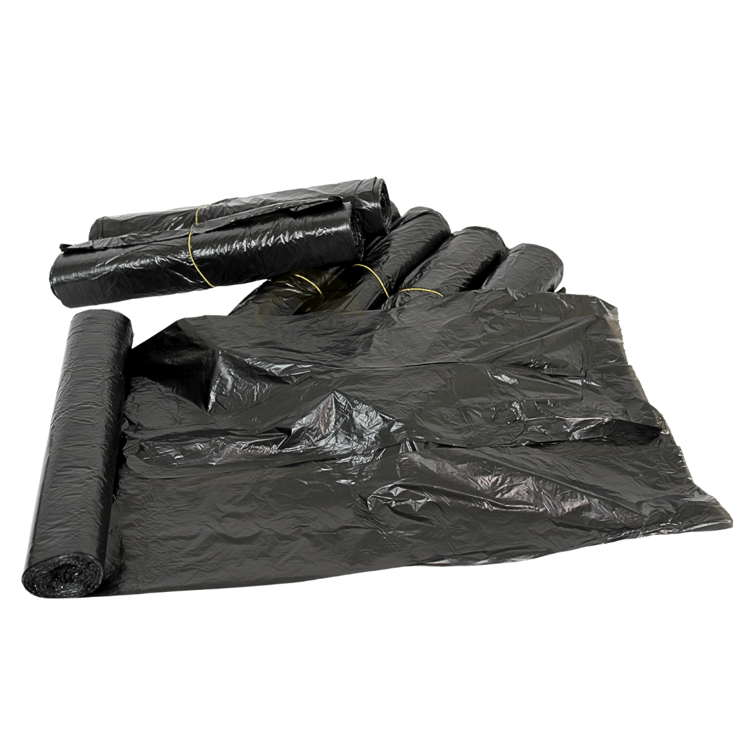 Sacs Poubelle HDPE 50x55cm Noirs – Poubelle à Pédale Type 15 En Rouleau | 1000 Pièces