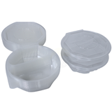 ripboxx® MEAL's Klapschaal PP Transparant  | 1-vaks, 2-vaks & 3-vaks