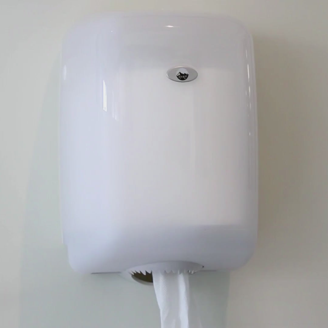Distributeur de papier nettoyant midi - Blanc