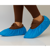 Schoenovertrekken Wegwerp Blauw – 100 Stuks | Schoenhoesjes (40micron)
