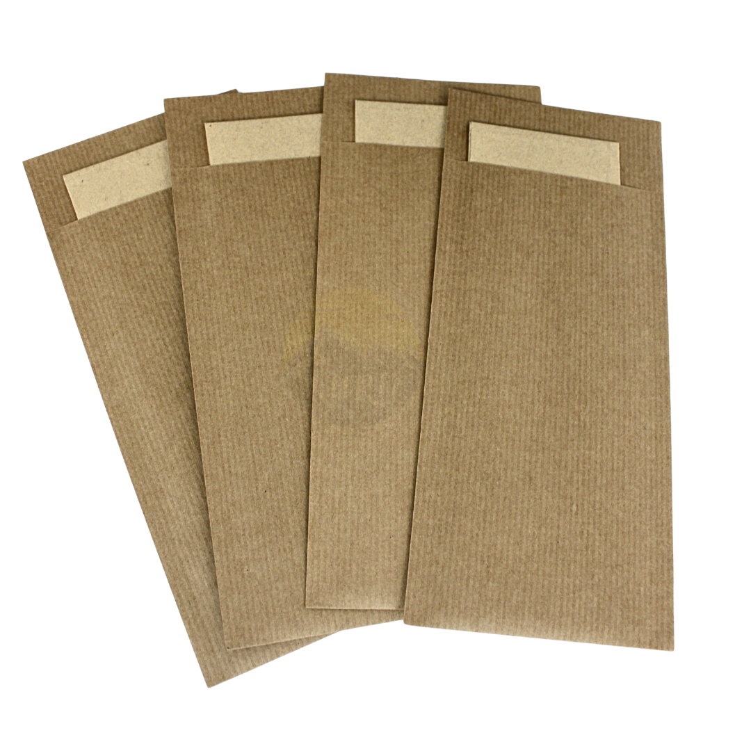 Cutlery bags including tissue - 100 pieces