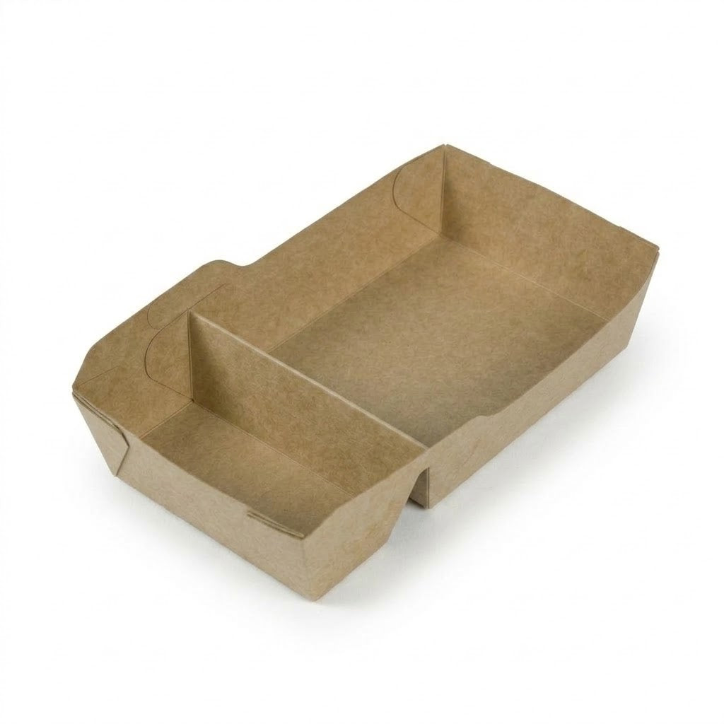 Barquettes Kraft A20 Séparateur – 50/100/500 Pièces | CHR Combi