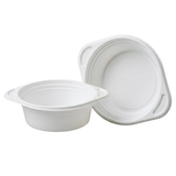 Bols à Soupe Plastique Réutilisables 500ml – Anses Lave-Vaisselle | 100 Pièces Blanc
