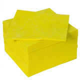 Lavettes Non Tissées Jaunes 38x40cm – Viscose HACCP Cuisine Agroalimentaire | 200 Pièces
