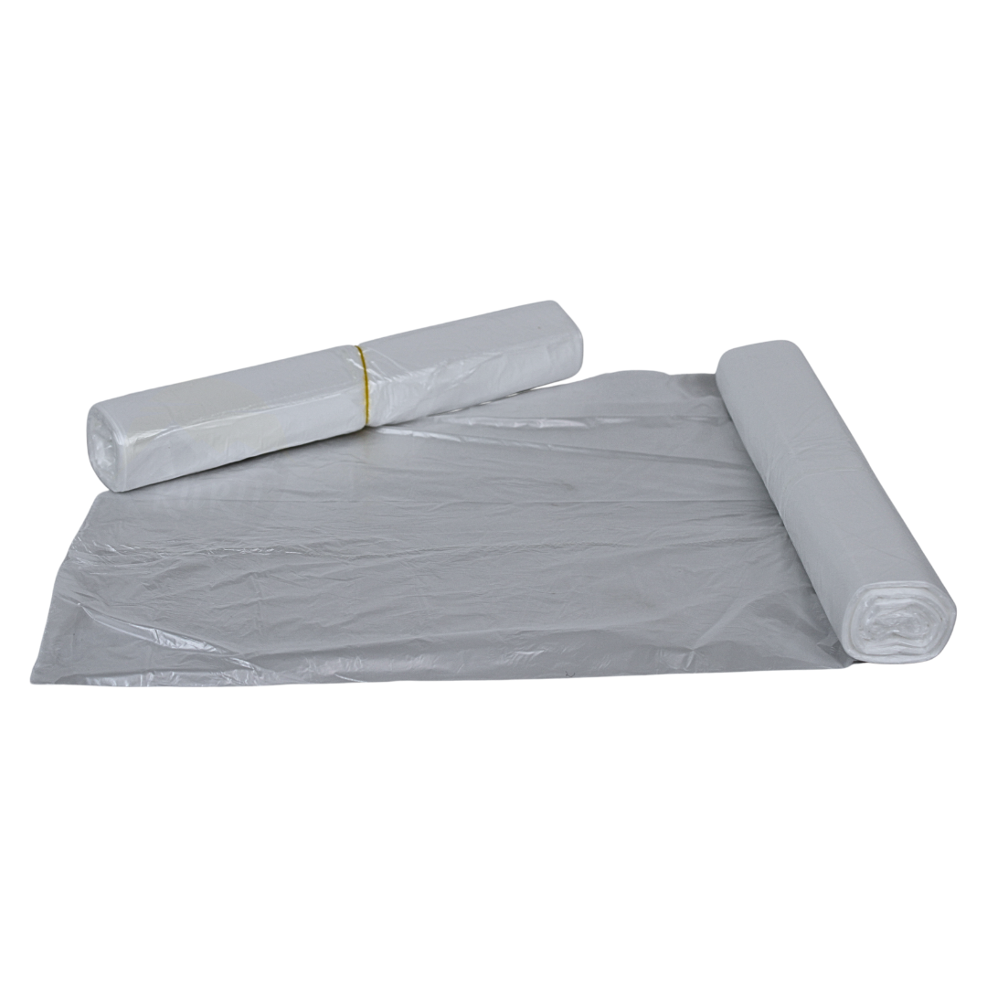 HDPE Pedaalemmerzakken 50 x 55 cm – Transparant – Type 15 (op rol) - 1000 stuks