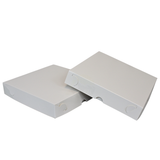 Vlaaidoos wit 25x25x4,5 cm FSC® – 100 stuks | Doos voor vlaai tot Ø24 cm