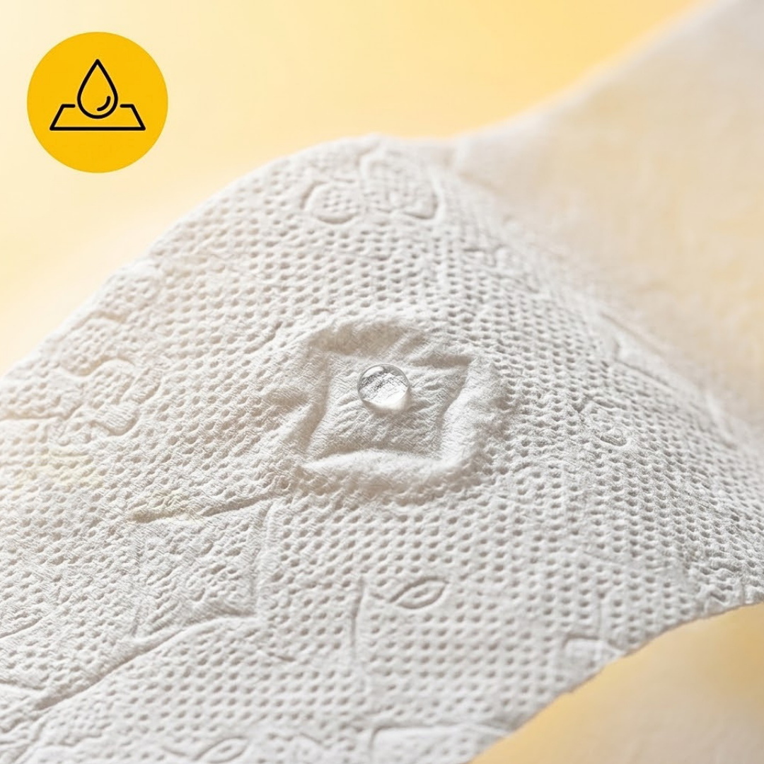 KURTT Papier Toilette 3 Plis Cellulose 250 Feuilles ECO – 24/56 Rouleaux | Doux Absorbant Soluble